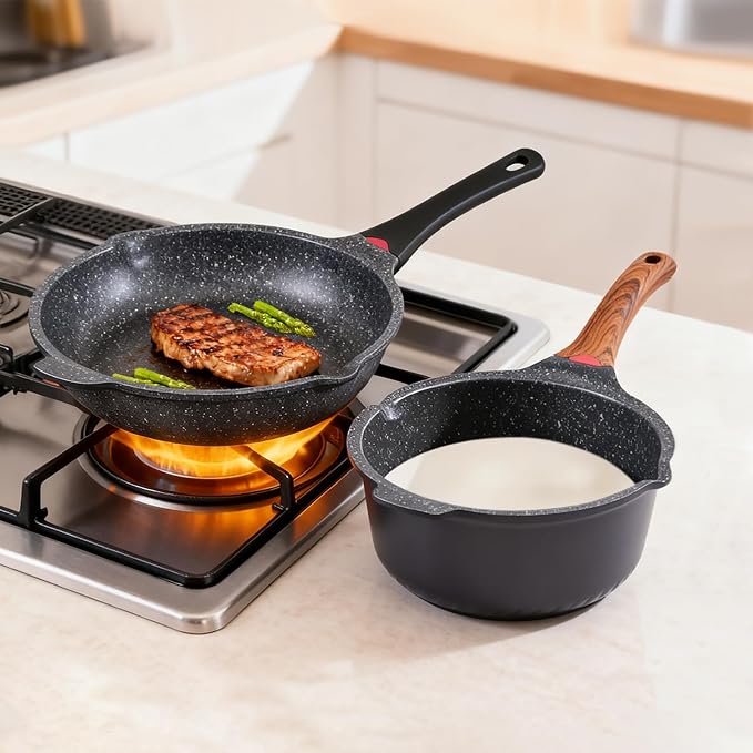 Vinchef Nonstick Sauce Pan & Skillet - Image 9
