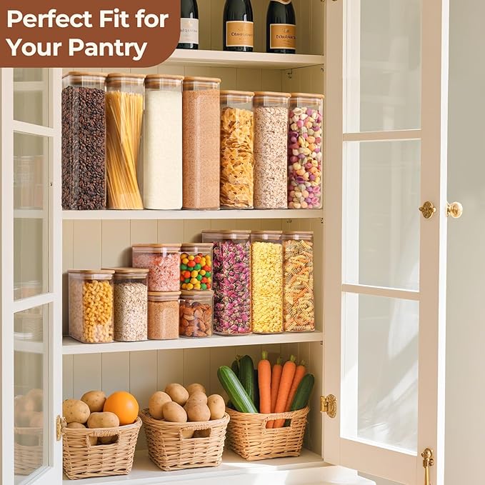 ComSaf 2 Qt Rectangle Glass Storage Containers - Image 5
