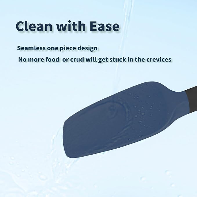 Coukre Silicone Spatula Set of 5, High Temperature Resistant, Food Grade - Image 4