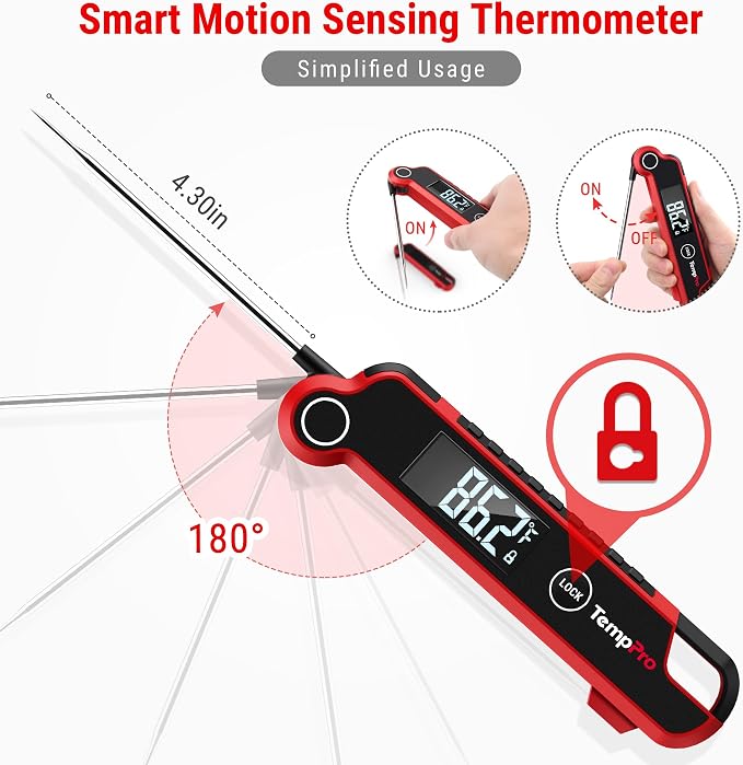 TempPro TP620 Instant Read Meat Thermometer Digital, Cooking Thermometer - Image 5