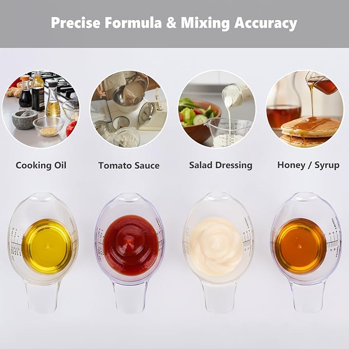 2 Pack Small Measuring Cups, 2oz/60ml Mini Measuring Cup - Image 2