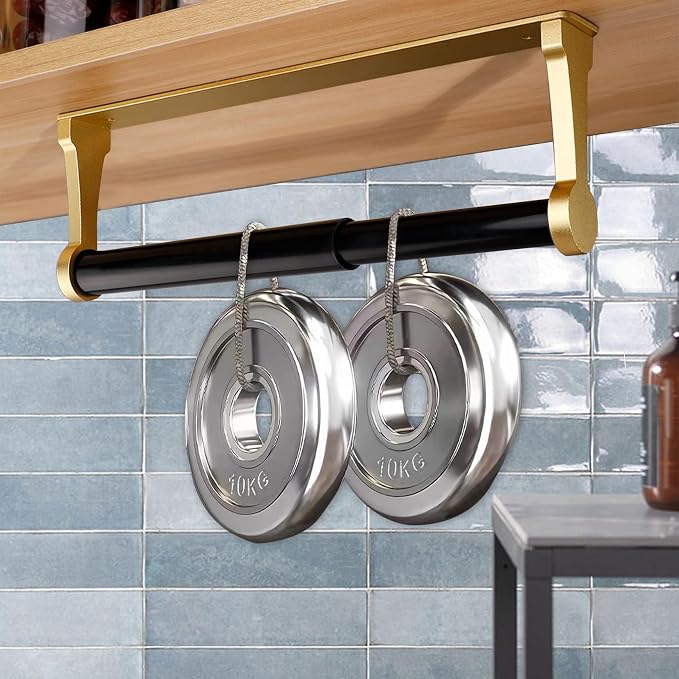 MONEER Paper Towel Holder Under Cabinet, Paper Towel Holder, Aluminum Alloy - Image 7