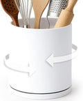 D'vine Dev 360° Rotating Utensil Holder – 7.2" Kitchen Utensil Crock by DvineDevPlanterPotsandStand
