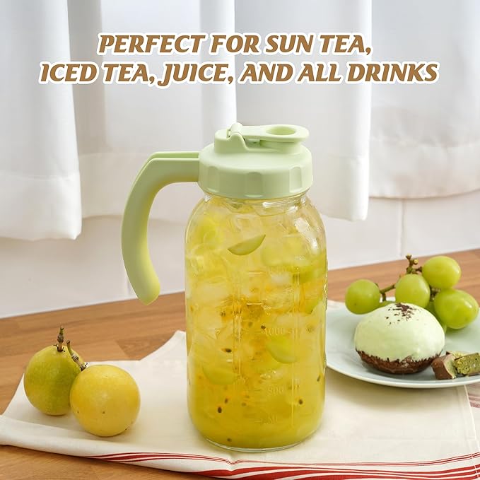Soligt Glass Mason Jar Pitcher - Image 6