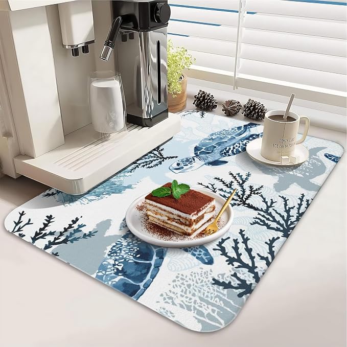 Dish Drying Mat for Kitchen Counter 2 Pack - Image 3