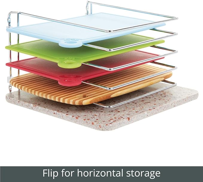 mDesign 5 Slot Pot and Pan Rack — Metal Wire Rack - Image 6