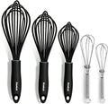 Anaeat Kitchen Whisk Set of 5, Egg Beater Milk ​Blender by Anaeat