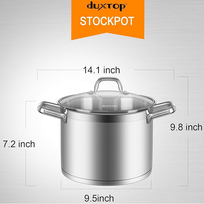 Duxtop Professional Stainless Steel Cookware Induction Ready Impact-bonded - Image 5