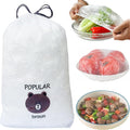 500pcs Plastic Bowl Covers Elastic Reusable Food Covers Outdoor Thickend by Unknown