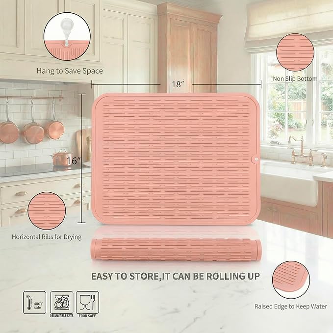 MicoYang Silicone Dish Drying Mat - Image 2