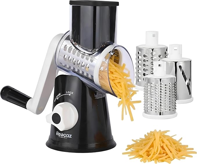 Rotary Cheese Grater Hand Crank by Reecaz