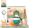 Clay&Fire Matcha Whisk Set，9 Pcs Ceramic Matcha Set, 15 OZ Matcha Bowl by FocusonMatchaWhiskSet