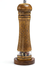 Wood Salt and Pepper Grinder, Salt Grinder and Pepper Mill, Oak Wood Shakers by MJINGMEI