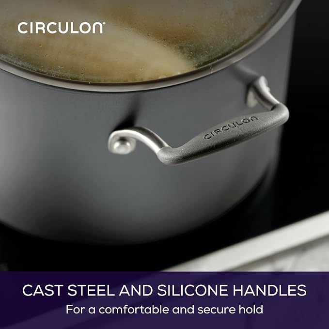Circulon A1 Series with ScratchDefense Nonstick Induction Cookware, Stockpot - Image 6