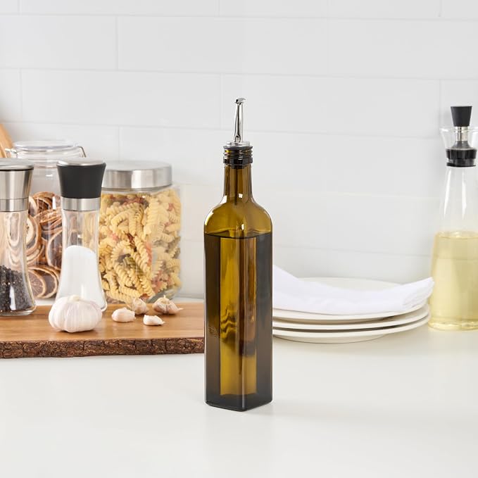 Restaurantware RW Base 16.9 Ounce Olive Oil Dispenser 1 Kitchen Oil Dispenser - Image 7