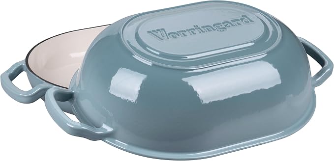 VORRINGARD Enameled Cast Iron Sourdough Bread Oven, Dutch Oven, Loaf Cast Iron - Image 4