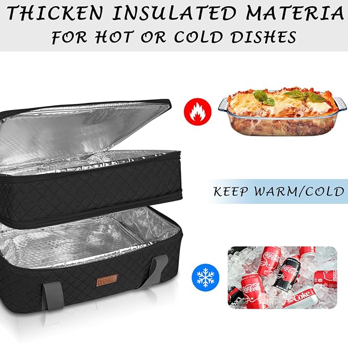 Quilted Double Decker Casserole Carrier - Image 4