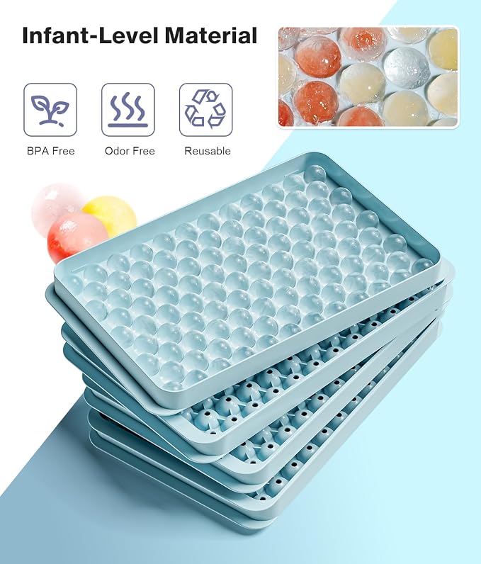 Mini Ice Cube Trays for Freezer - Image 4