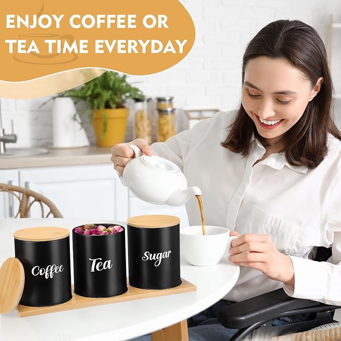 Reallnaive Coffee Tea Sugar Container Set - Image 6