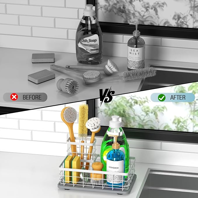 Kitchen Sink Caddy Organizer, Sponge Holder - Image 6