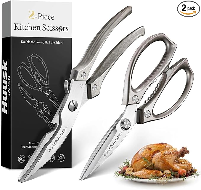 Huusk Kitchen Scissors Set, Poultry Shears Heavy Duty by HuuskKnife