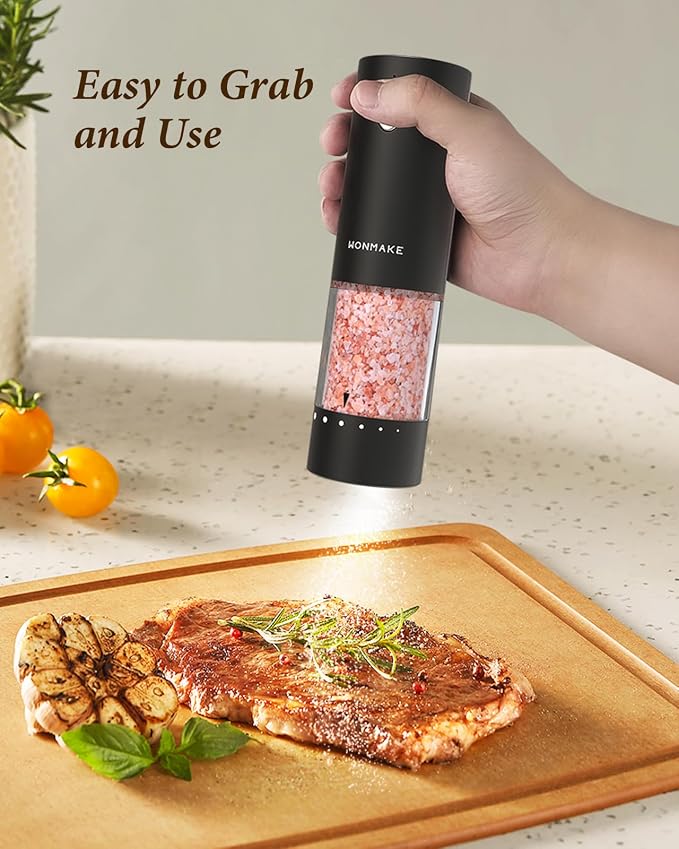 Electric Salt and Pepper Grinder Set - Image 9