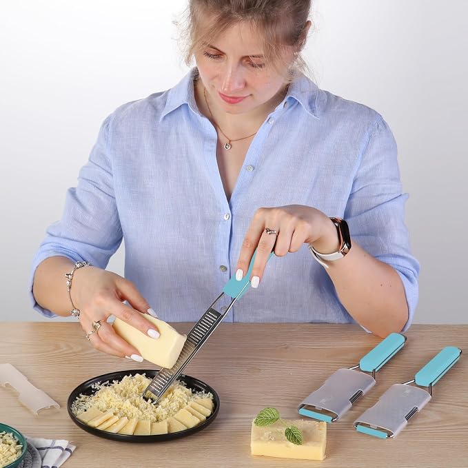 Cambom Cheese Grater Citrus Zester Lemon Zester Pack of 3-304 Stainless Steel - Image 6
