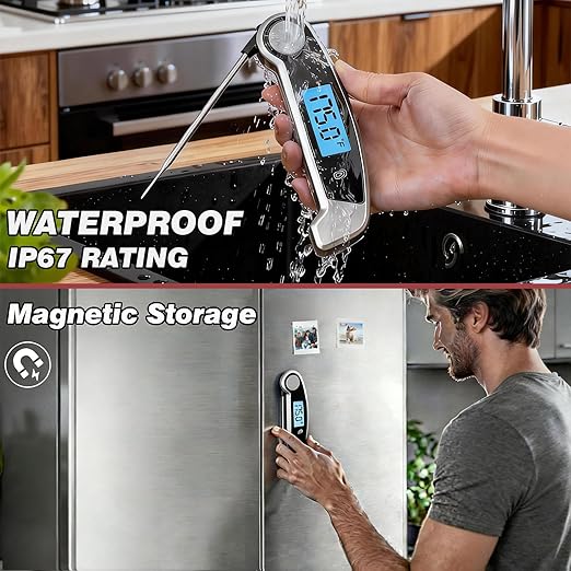 Meat Thermometer Digital Waterproof Instant Read Thermometer - Image 9