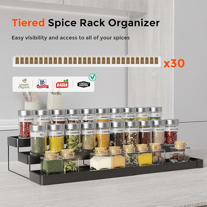 Expandable Spice Rack Organizer - Image 5