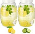 Honeydak 2 Pcs 2.7 Gallon Plastic Drink Dispenser by Honeydak