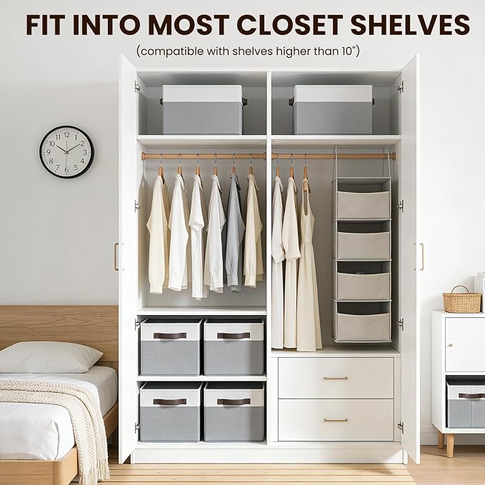 Criusia Closet Organizers and Storage Baskets - Image 3