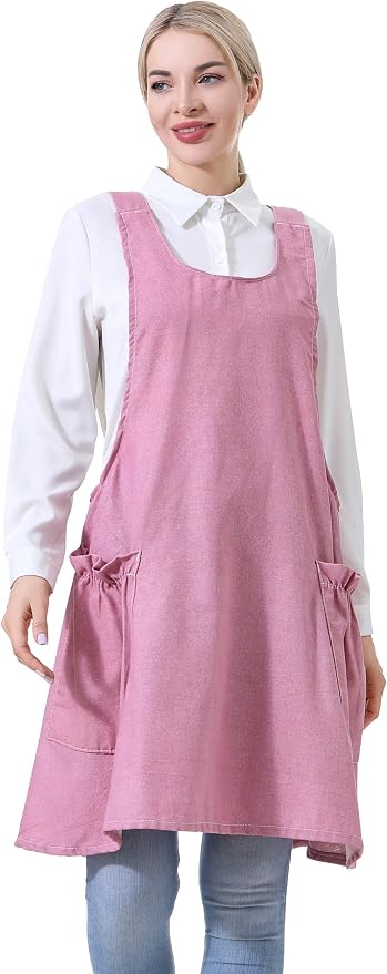 Cozy Adjustable Cross Back Aprons by APRONNER