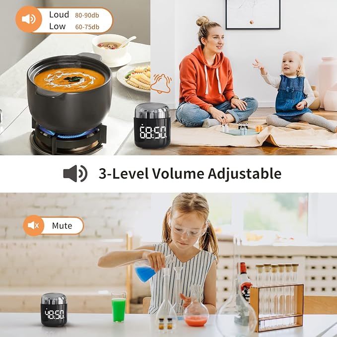 Digital Kitchen Timer, Countdown Countup Timer - Image 5
