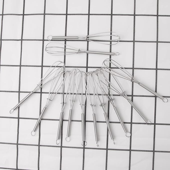 CHuangQi 5 Inch Endurance Stainless Steel Mini Whisk/Egg Beater - Image 5