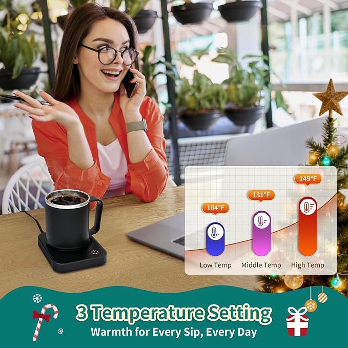 VOBAGA Coffee Mug Warmer for Desk - Image 3