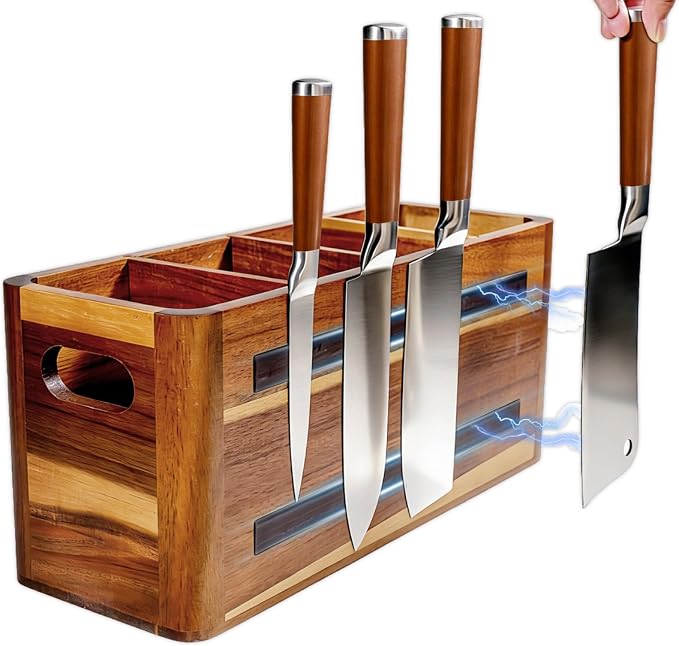 Wooden Kitchen Utensil Holder Organizer by Brightdeer