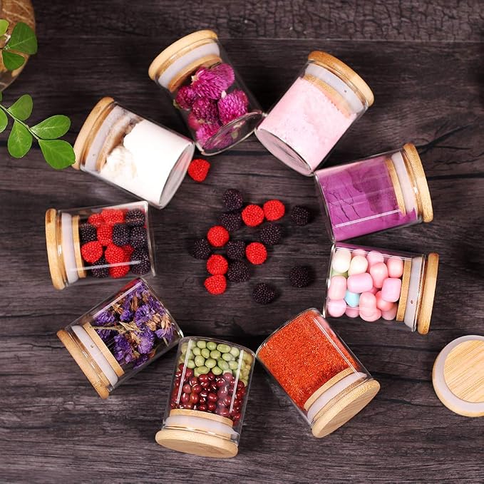 Tzerotone Spice Jar Set, 2.5oz 20 Piece Glass Jar - Image 4