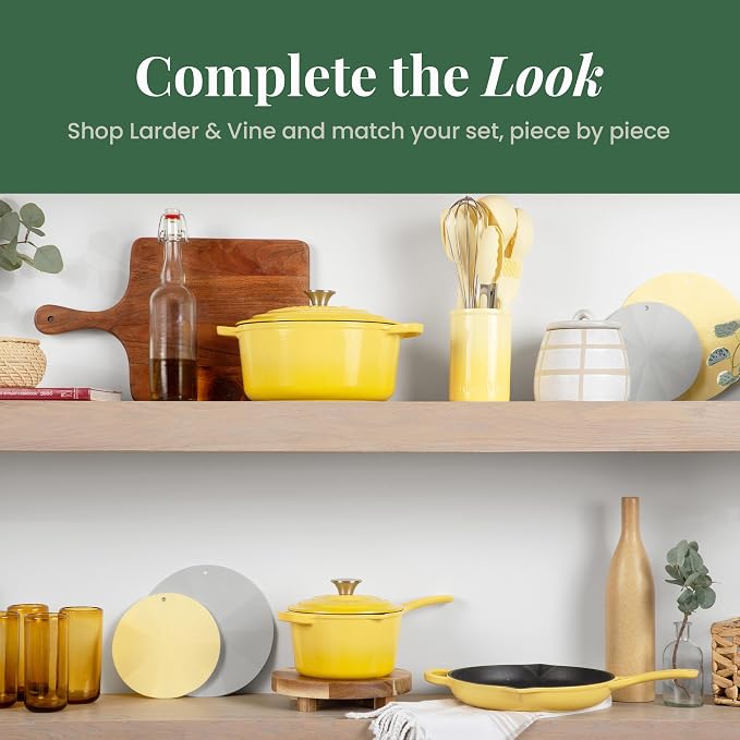 Larder & Vine 12-Piece Silicone Kitchen Cooking Utensils Set - Image 7