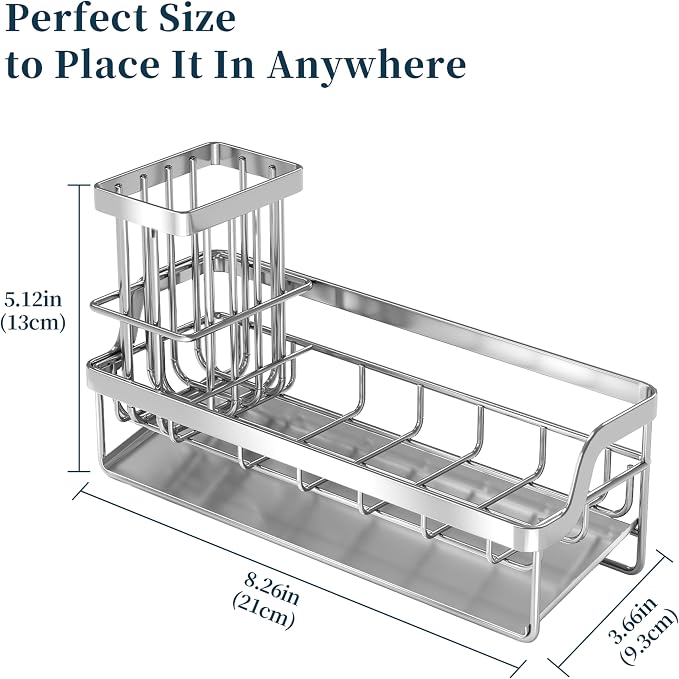 Consumest Sponge Holder for Kitchen Sink - Image 3