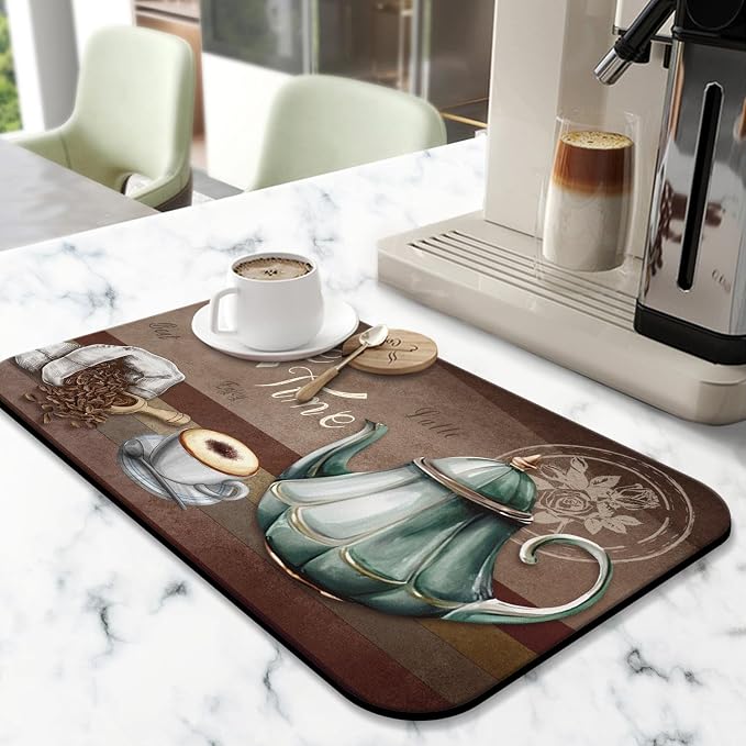 Coffee Bar Mat, Fits Under Coffee Machine - Image 2