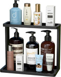 PEKER Bamboo Bathroom Organizer Countertop – Small Vanity Storage Shelf by Unknown
