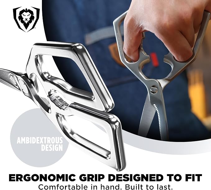 Dalstrong Kitchen Scissors — Japanese Stainless Steel Shears, Ambidextrous - Image 6
