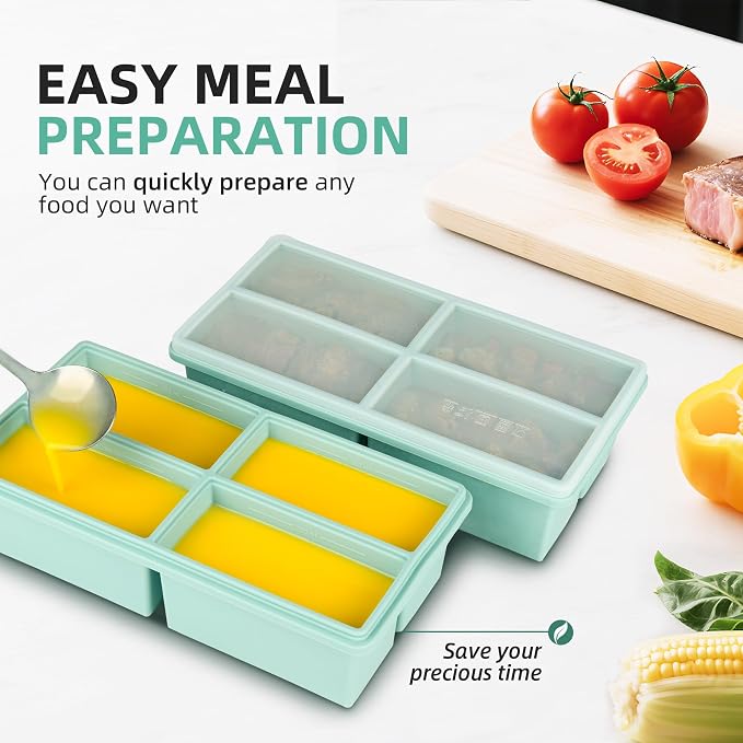Silicone Freezer Trays with Lids - Image 7