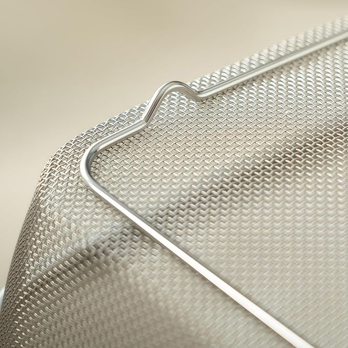 18/8 Stainless Steel Fine Mesh Strainer Basket - Image 7