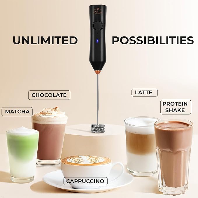 Zulay Kitchen Rechargeable Milk Frother - Image 6