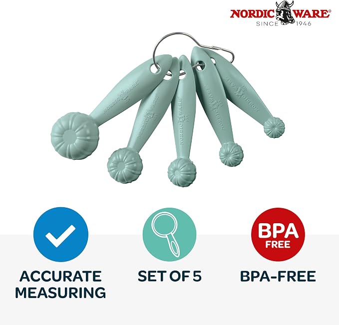 Bundt Measuring Spoons, Sea Glass - Image 4