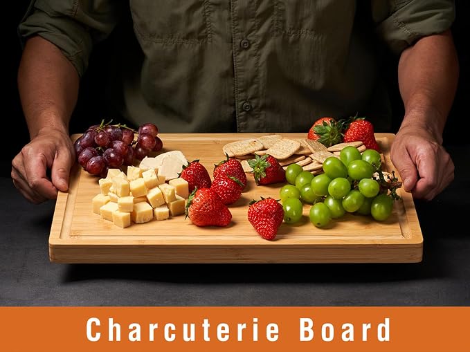 Allsum Bamboo Wood Cutting Boards - Image 5