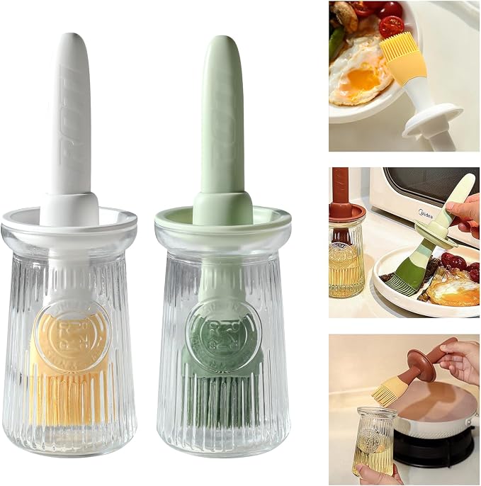 Oil Dispenser with Brush by Uteynee