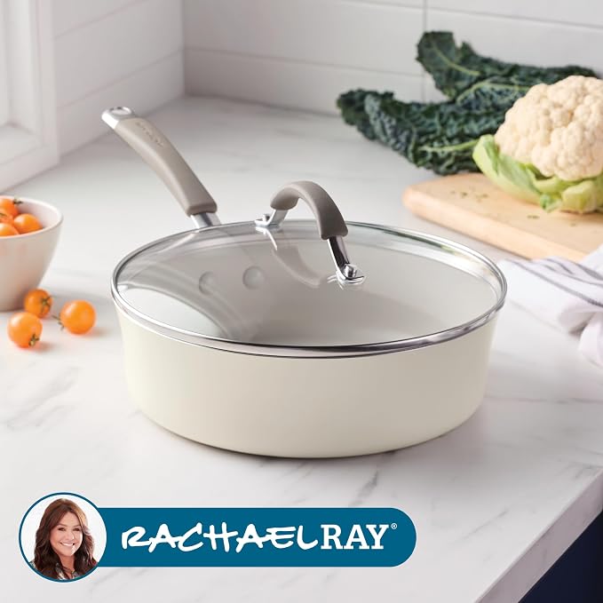 Rachael Ray Cucina Ceramic Nonstick Saute Pan - Image 7