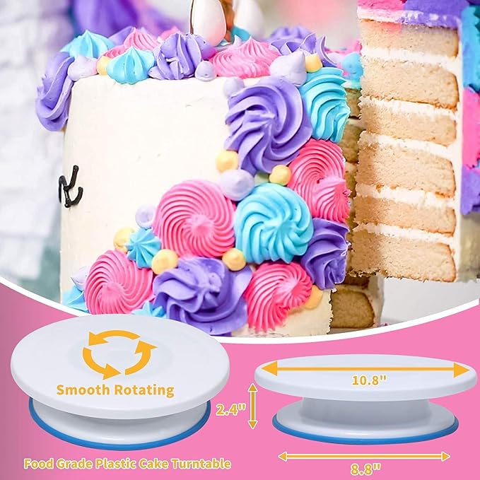 530Pcs Cake Decorating Kit Baking Supplies Cake Turntable Baking Accessories - Image 5